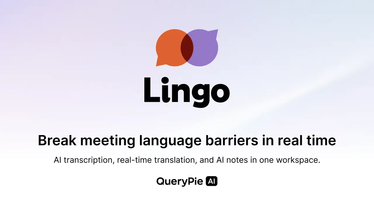 QueryPie、AIリアルタイム通訳サービス「Lingo」を発表