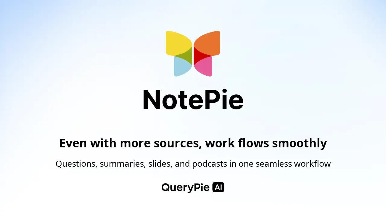 QueryPieがドキュメントとWebソースに基づくAIワークアシスタント「NotePie」を発表