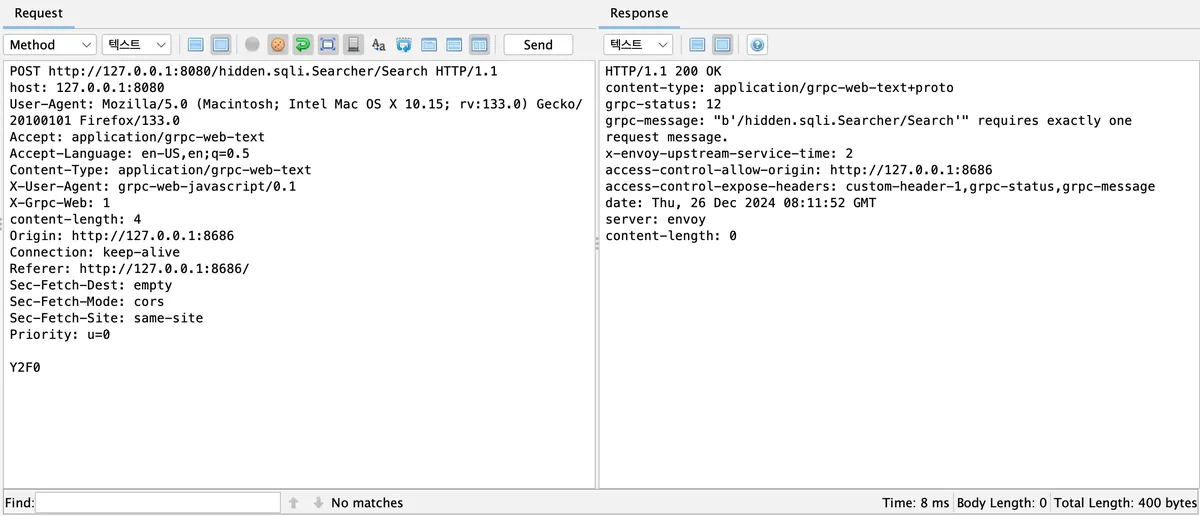 単純に Base64 でエンコードされた文字列「cat」は、サーバーで正常に処理できない